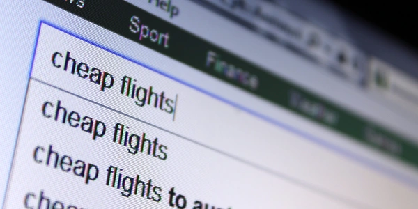 Online search for cheap flights on a web browser, highlighting the growing demand for affordable Malaysia Airlines tickets and budget-friendly air travel options.