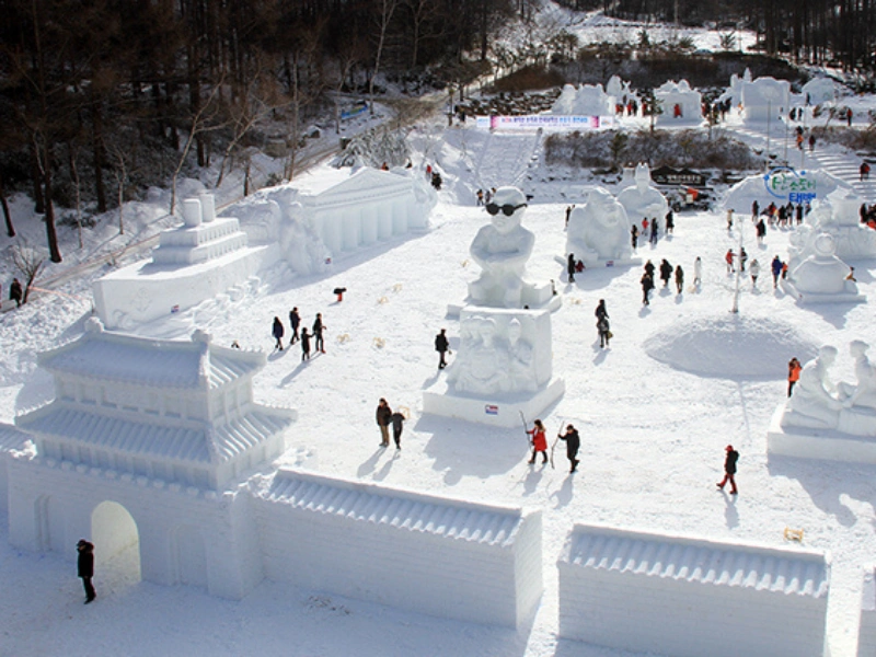 Winter in South Korea