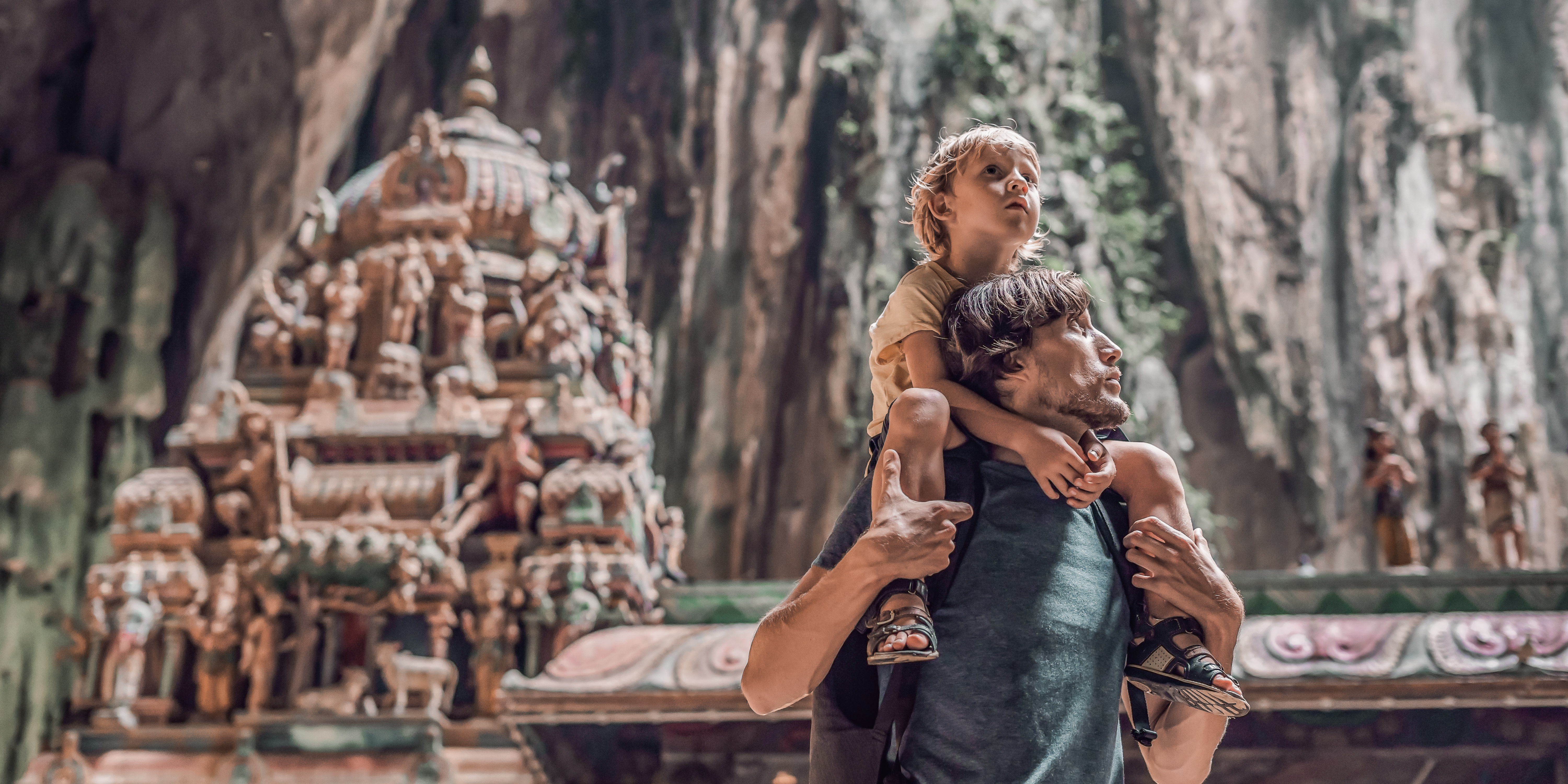 Iconic Batu Caves & Countryside Image